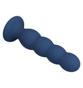 MR PLAY - 4 Metal Balls Silicone Anal Plug (XL Size)